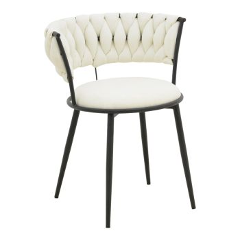 Стол Алкиа 029-000379 екрю цвят