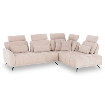 Диван Майрън с десен ъгъл SM3318.02R цвят екрю