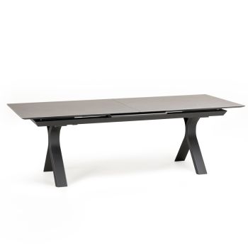 Маса Андромеда S - SM6183.02 цвят антрацит-черен мрамор