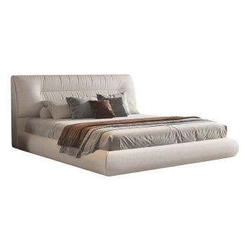 Спалня 160х200 см Аскот SM736.03 цвят екрю