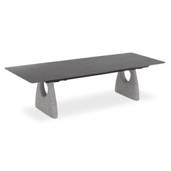 Разтегателна маса Гофен синтерован камък SM6410.02 тъмно сив цвят