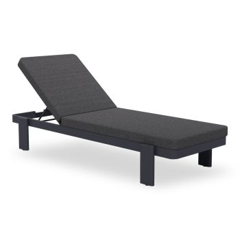 Шезлонг Барон SM6484.01 антрацит-сив