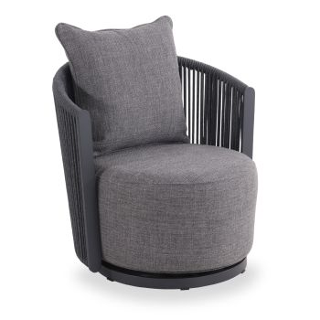 Въртящ фотьойл Лориен SM6392.02 цвят антрацит