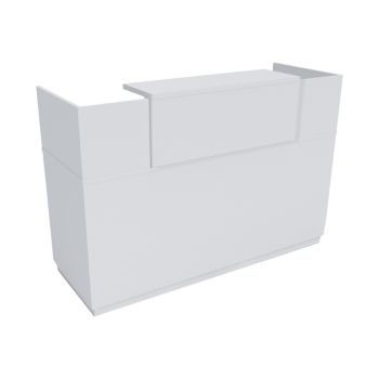 Рецепция Лотус 140x70x110 см 069-000102 бял цвят