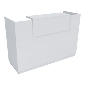 Рецепция Лотус 180x70x110 см 069-000104 бял цвят