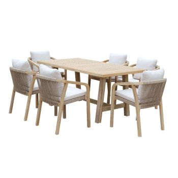 Комплект Малибу 228-000015 цвят натурал-бежов