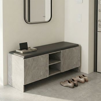 Шкаф за обувки канапе 110x37x43 см 230-000165 мраморен ефект