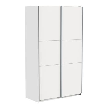 Гардероб с 2 плъзгащи врати Кавен 244-000009 бял цвят