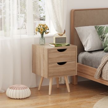 Нощно шкафче Селма 370-000027 цвят натурал