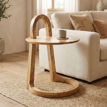 Помощна маса Калос 372-000034 цвят натурал