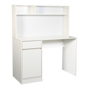 Офис бюро Сикрет 110х50х135 см 375-000009 бял цвят
