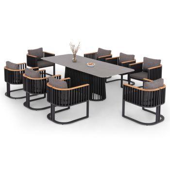 Трапезен комплект Итърнити SM21130.01 антрацит