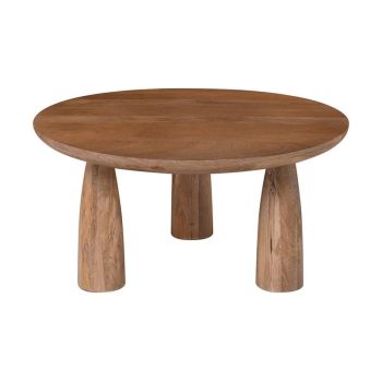 Кафе маса Ацтек ф75 см EA7502.2 мангово дърво