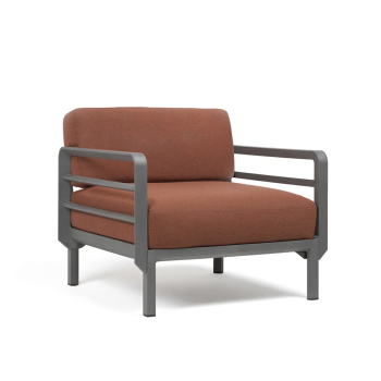 Кресло Максимо-Базалт+Sunbrella@канела