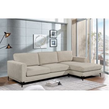 Диван Банко E9505.1 с обратим ъгъл - бежов цвят