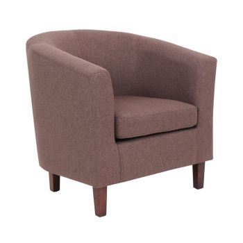 Кресло Бока Ε7129.8 дамаска - кафяв цвят