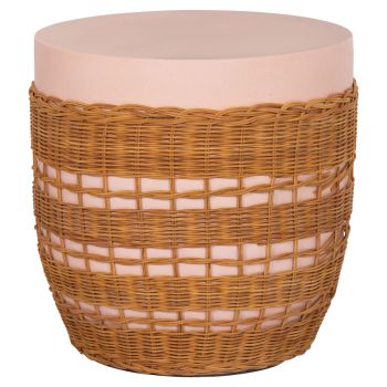 Помощна маса Хена HM18166 цвят розов-натурал