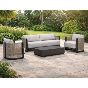 Сет Бостън E6752.1 цвят антрацит-бежов