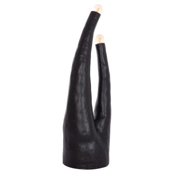 Подова лампа 50х43х145 см Тоскана HM4702.01 фиброцимент цвят черен