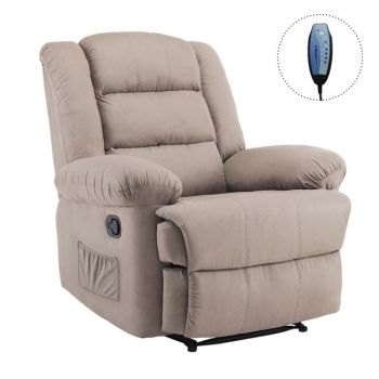 Масажен релакс фотьойл Джулия E971.4M капучино дамаска