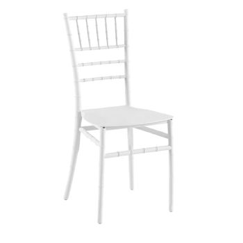 Кетъринг стол Илона E385W бял цвят