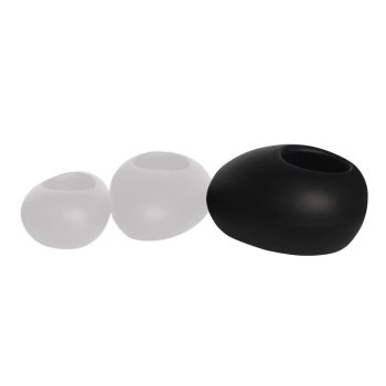 Саксия камък 56x43x29 см E6320.C2 цвят черен цимент