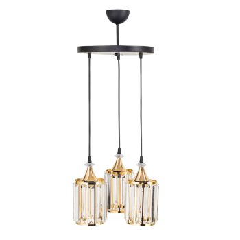 Лампа HM7661.01 цвят черен-златен