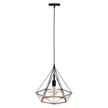 Лампа HM4062 цвят черен-бежов