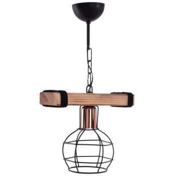 Лампа HM7680.01 цвят натурал-черен