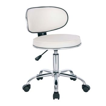 Стол Глори ΕΜ404.1 цвят бял-хром