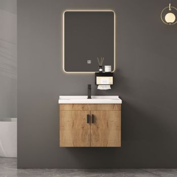 Комплект огледало и шкаф за баня Идея-3 60x47x45 см EN103.1