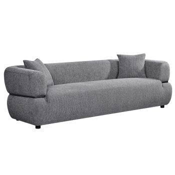 Диван 3-ка Арктис HM3327.01 сив цвят