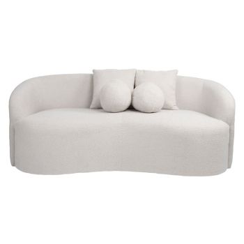 Диван Лион E7163.1 бяло букле