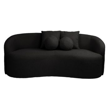 Диван Лион E7163.2 черно букле