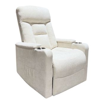 Електрически релакс фотьойл Нанси E9735.1 бежов цвят
