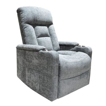 Електрически релакс фотьойл Нанси E9735.3 тъмно сив цвят