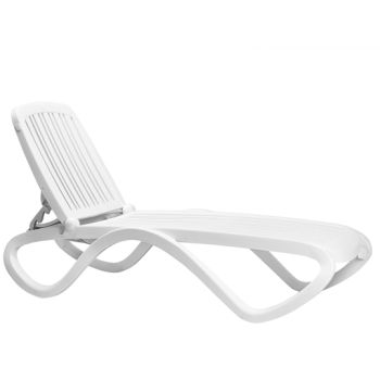 Шезлонг Тропико бял