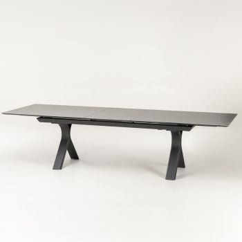 Маса Андромеда L - SM6184.02 цвят антрацит-черен мрамор