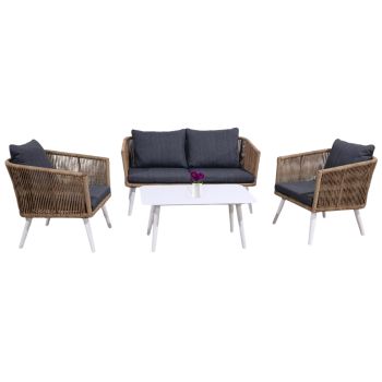 Комплект Фрея HM6057.01 цвят натурал-бял