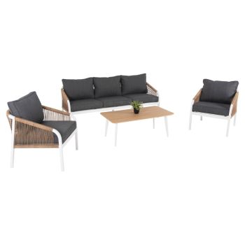 Комплект Дримм HM6056.01 цвят бял-натурал