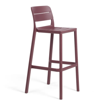 Бар стол Кассиа - цвят бордо