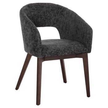 Стол Емпайър SM18103.01 цвят тъмно сив-орех