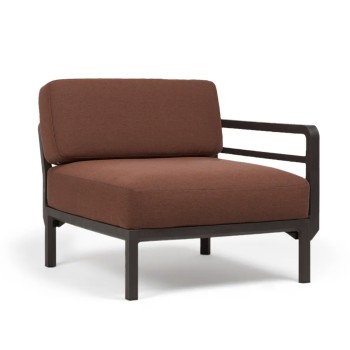 Кресло Максимо терминал-цвят терра+Sunbrella@канела