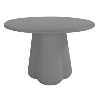 Трапезна маса ф120 см Наю HM6583.01 сив фиброцимент