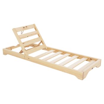 Шезлонг Икария HM6115.01 цвят натурал