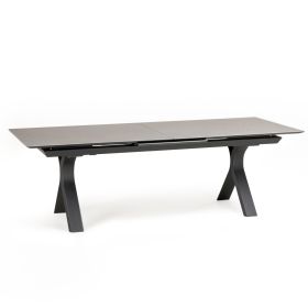 Маса Андромеда S - SM6183.02 цвят антрацит-черен мрамор