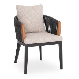 Стол Аугустус SM6453.01 цвят бежов-сив