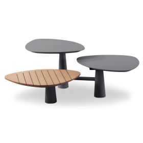 Кафе маса Трипъл SM6402.02 цвят антрацит