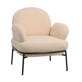 Фотьойл Якоб букле 110-000060 бежов цвят