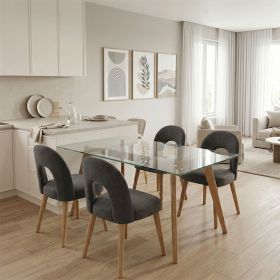 Трапезен комплект Джона-Тита 200-001564 цвят антрацит